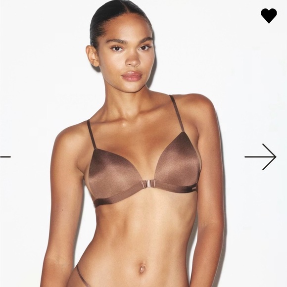 SKIMS wireless front-closure Bra in Jasper - Picture 4 of 9